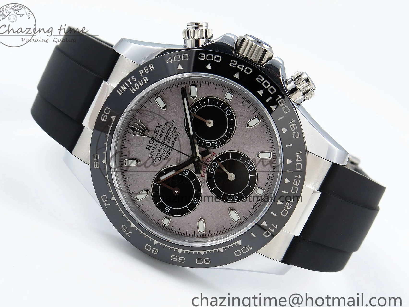 Daytona V3 Dial (Gain on Meteorite Best Strap SH4130 Weight) QF 116519 Edition 1:1 Oysterflex 0218